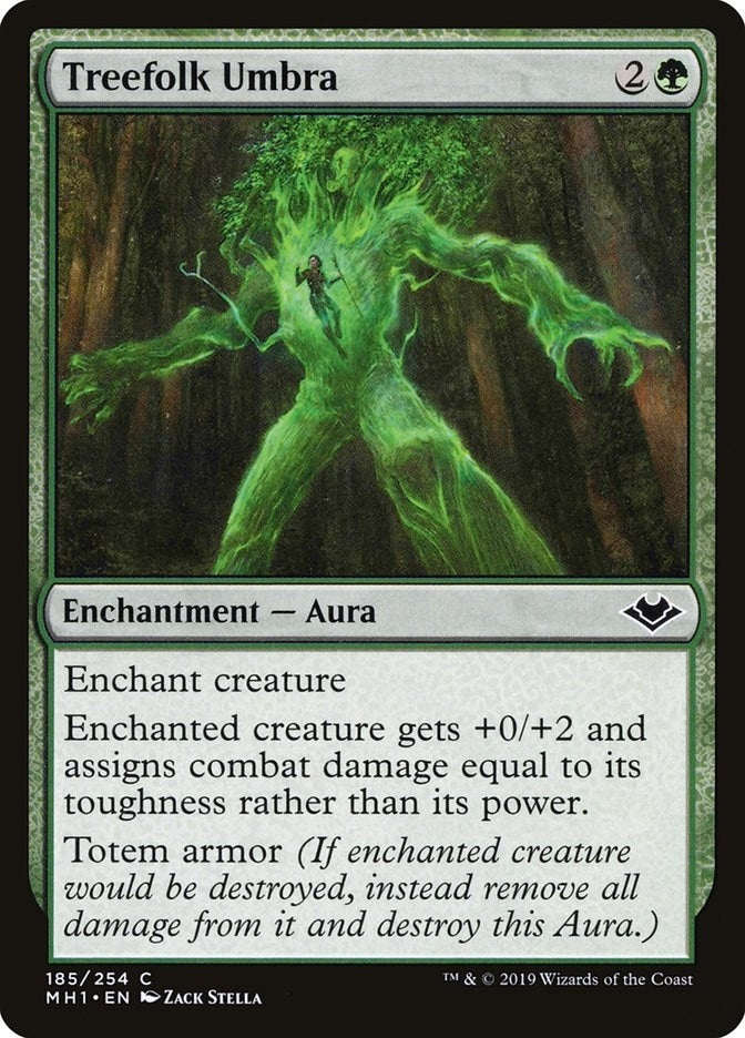 Image for Treefolk Umbra (185) [Modern Horizons] - Magic: The Gathering
