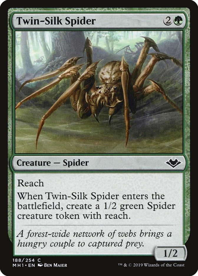 Image for Twin-Silk Spider (188) [Modern Horizons] - Magic: The Gathering