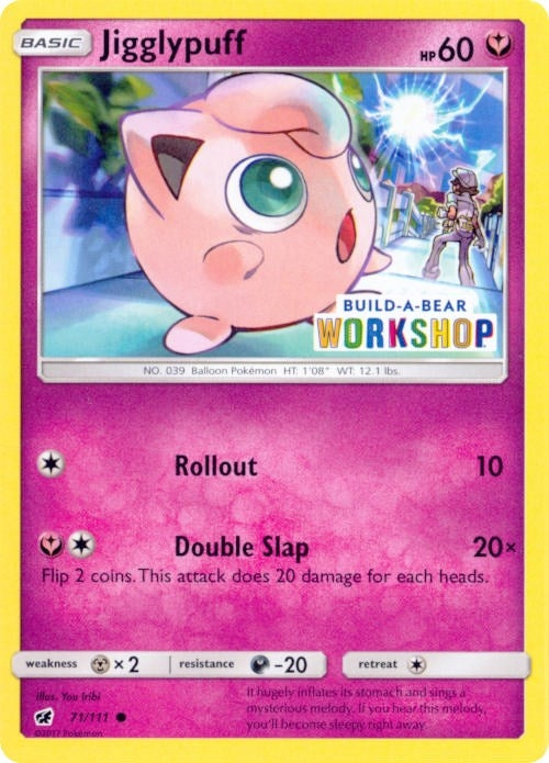 Image for Jigglypuff - 71/111 (Build-A-Bear Workshop Exclusive) (071/111) [Miscellaneous Cards & Products] - Pokemon