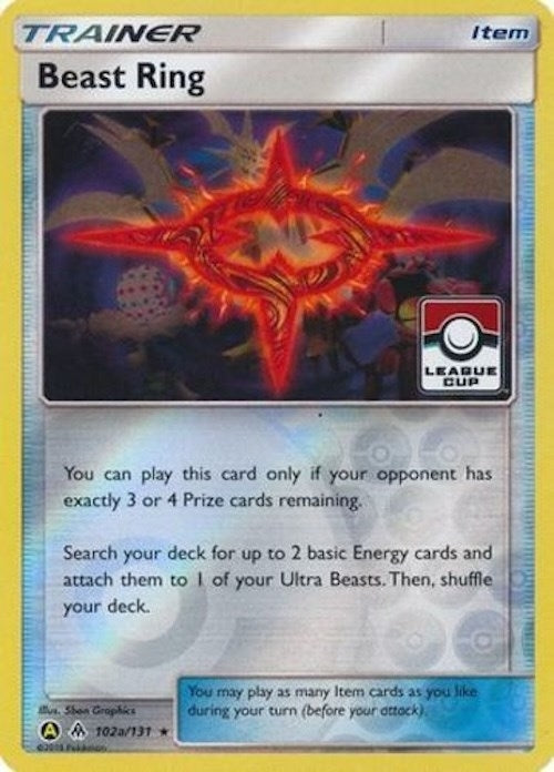 Image for Beast Ring - 102a/131 (League Cup) (102a/131) [League & Championship Cards] - Pokemon