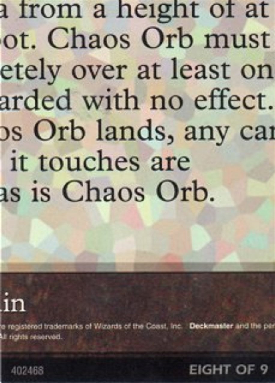 Image for Chaos Orb (8 of 9) (Ultra Pro Puzzle Quest) (1) [Media Promos] - Magic: The Gathering