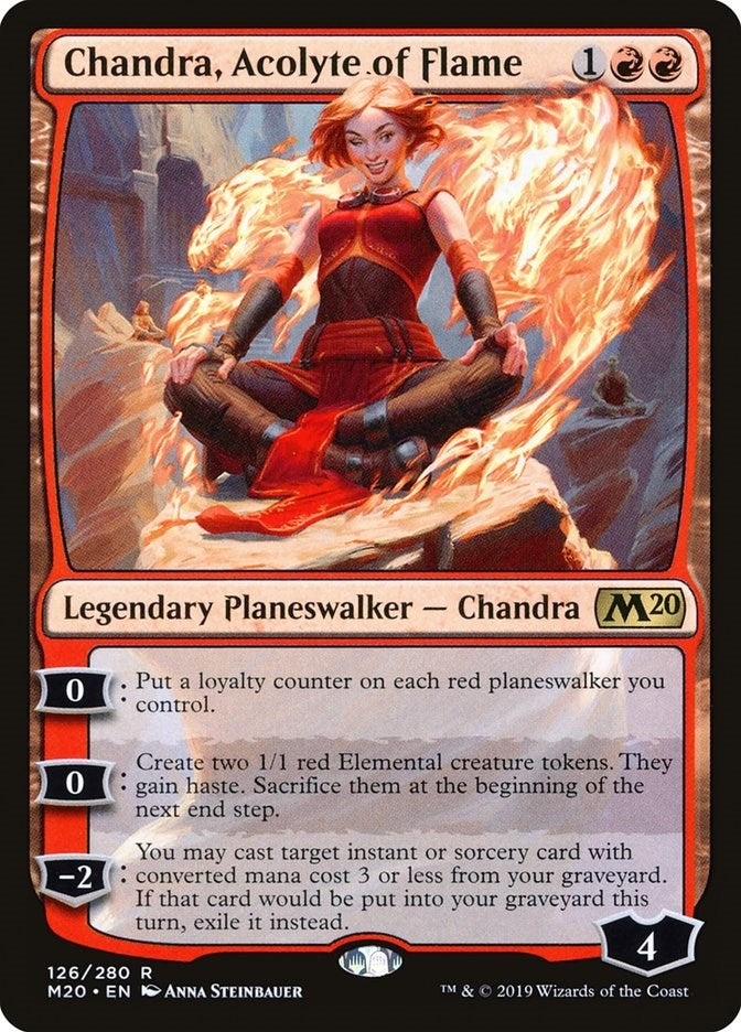Image for Chandra, Acolyte of Flame (126) [Core Set 2020] - Magic: The Gathering