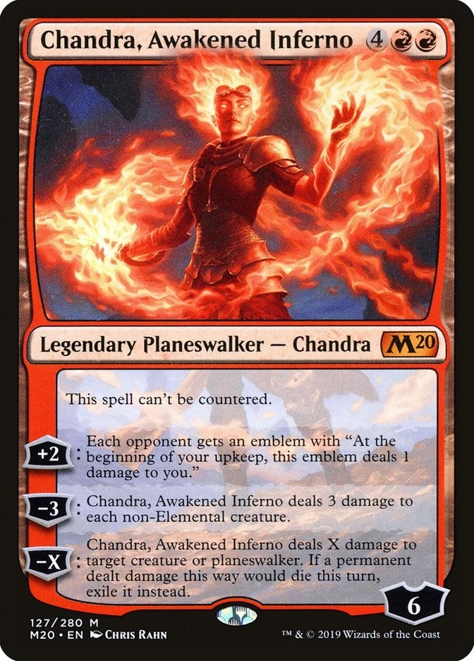 Image for Chandra, Awakened Inferno (127) [Core Set 2020] - Magic: The Gathering