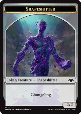 Image for Shapeshifter // Emblem - Wrenn and Six Double-Sided Token (1 // 21) [Modern Horizons] - Magic: The Gathering