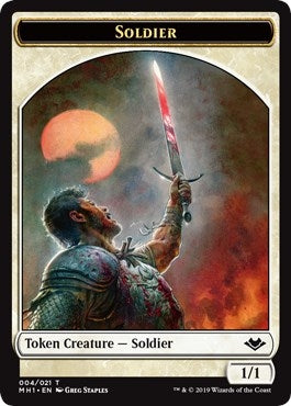 Image for Soldier // Myr Double-Sided Token (4 // 19) [Modern Horizons] - Magic: The Gathering