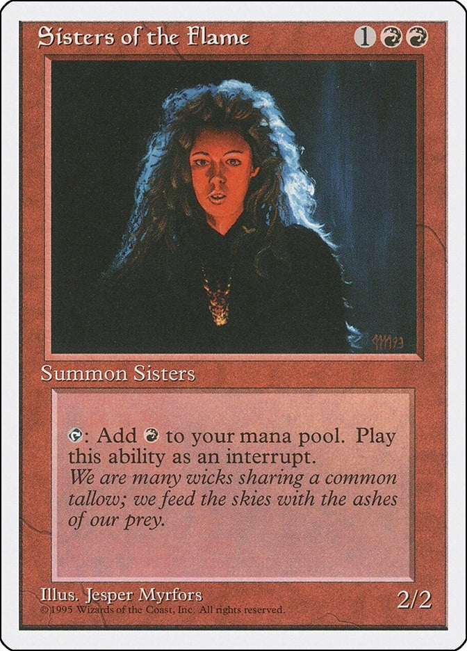 Image for Sisters of the Flame [Fourth Edition] - Magic: The Gathering