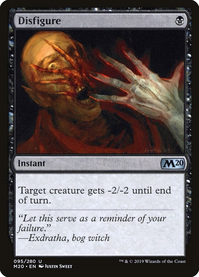 Image for Disfigure (95) [Core Set 2020] - Magic: The Gathering