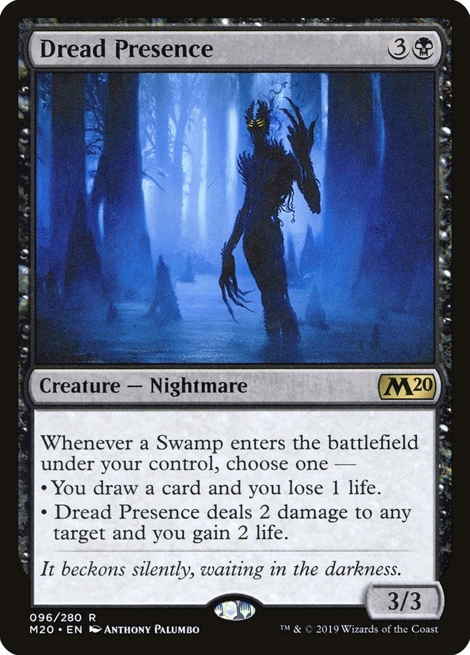 Image for Dread Presence (96) [Core Set 2020] - Magic: The Gathering