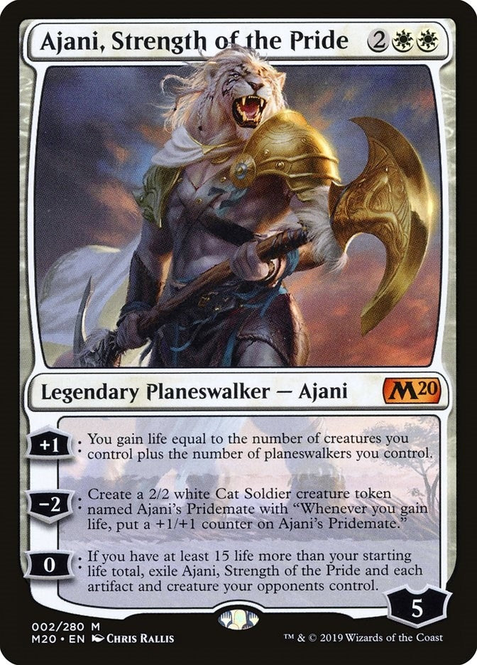 Image for Ajani, Strength of the Pride (2) [Core Set 2020] - Magic: The Gathering