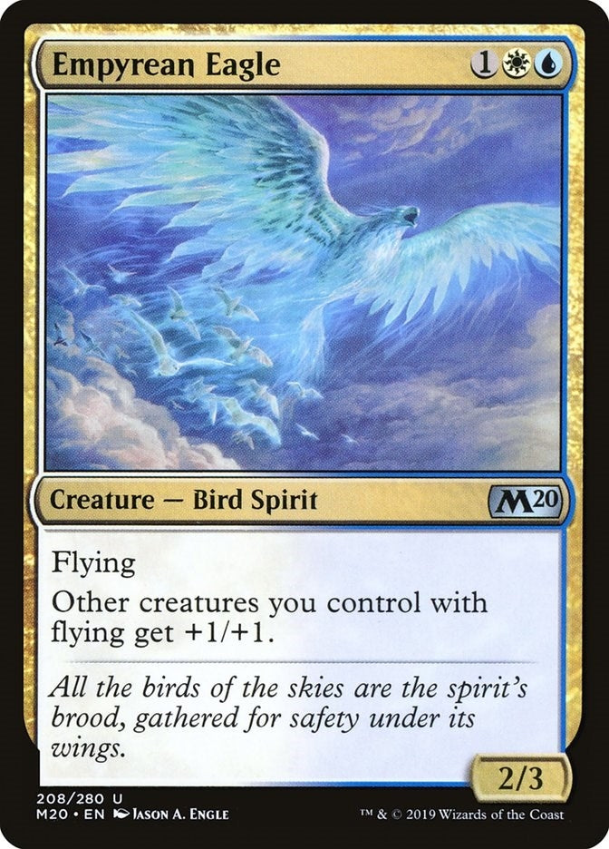 Image for Empyrean Eagle (208) [Core Set 2020] - Magic: The Gathering