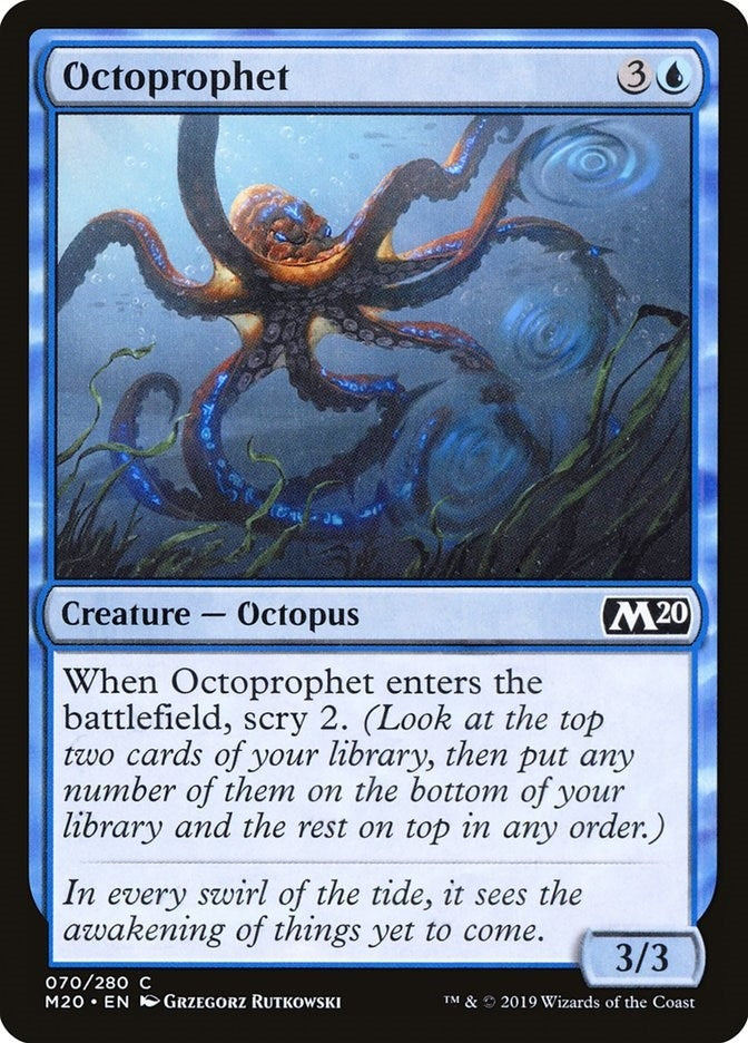 Image for Octoprophet (70) [Core Set 2020] - Magic: The Gathering