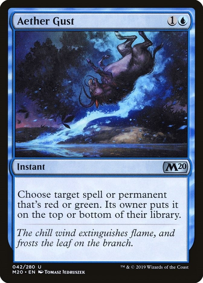 Image for Aether Gust (42) [Core Set 2020] - Magic: The Gathering