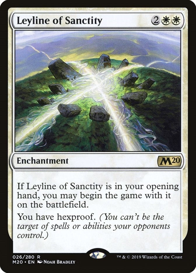 Image for Leyline of Sanctity (26) [Core Set 2020] - Magic: The Gathering