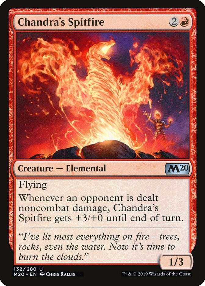 Image for Chandra's Spitfire (132) [Core Set 2020] - Magic: The Gathering