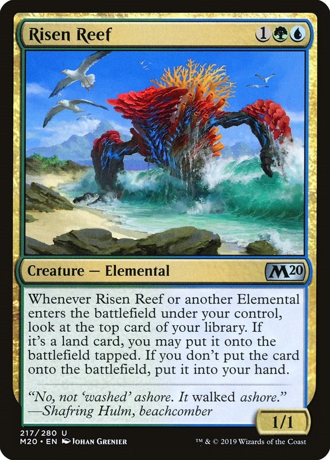 Image for Risen Reef (217) [Core Set 2020] - Magic: The Gathering