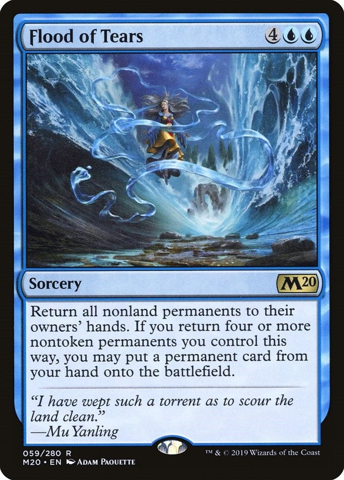 Image for Flood of Tears (59) [Core Set 2020] - Magic: The Gathering