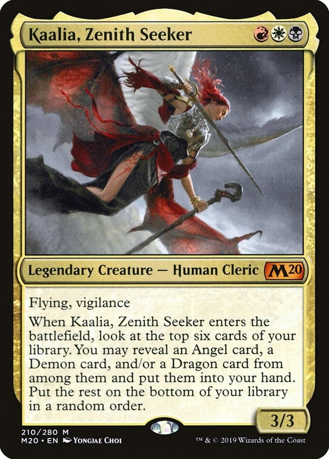 Image for Kaalia, Zenith Seeker (210) [Core Set 2020] - Magic: The Gathering