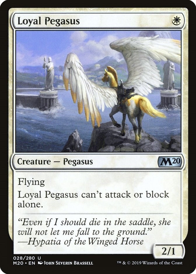 Image for Loyal Pegasus (28) [Core Set 2020] - Magic: The Gathering