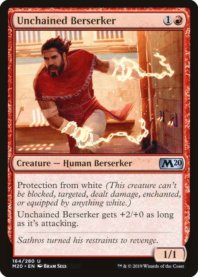 Image for Unchained Berserker (164) [Core Set 2020] - Magic: The Gathering