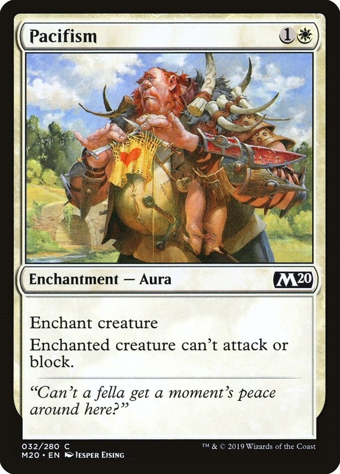 Image for Pacifism (32) [Core Set 2020] - Magic: The Gathering
