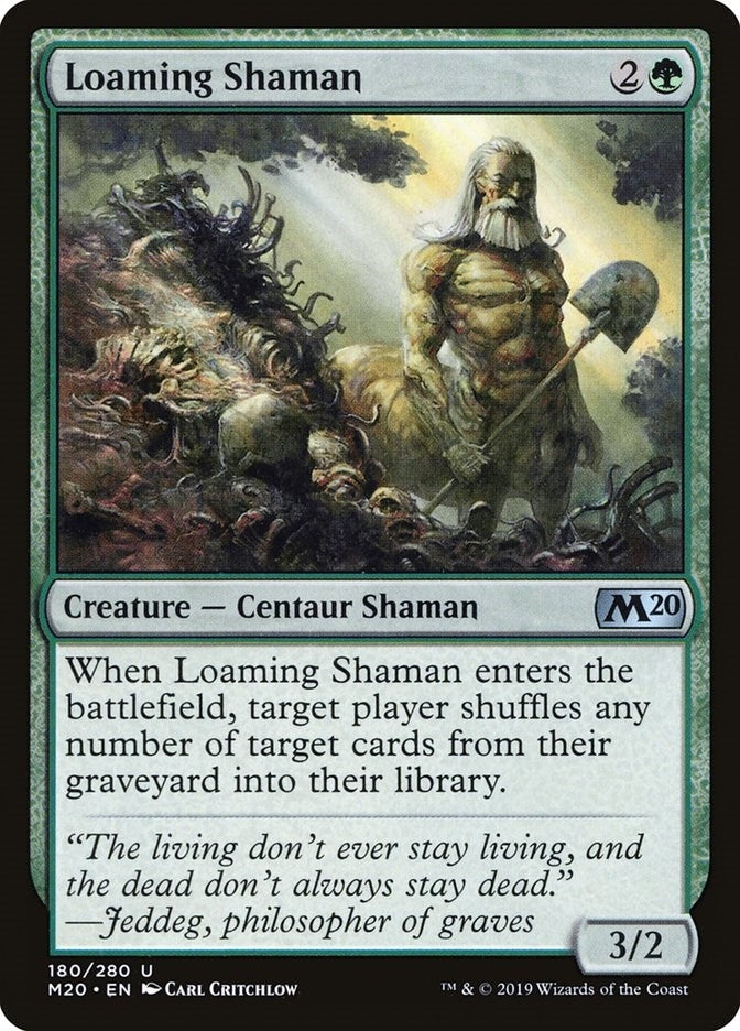 Image for Loaming Shaman (180) [Core Set 2020] - Magic: The Gathering