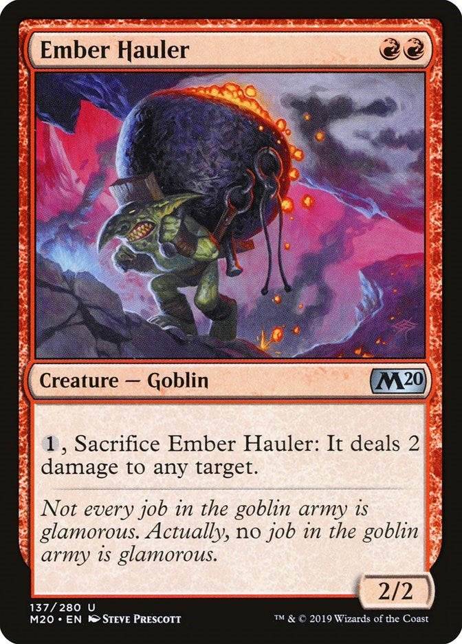 Image for Ember Hauler (137) [Core Set 2020] - Magic: The Gathering