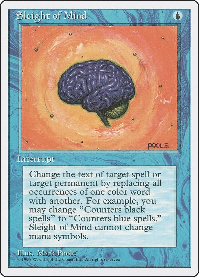 Image for Sleight of Mind [Fourth Edition] - Magic: The Gathering