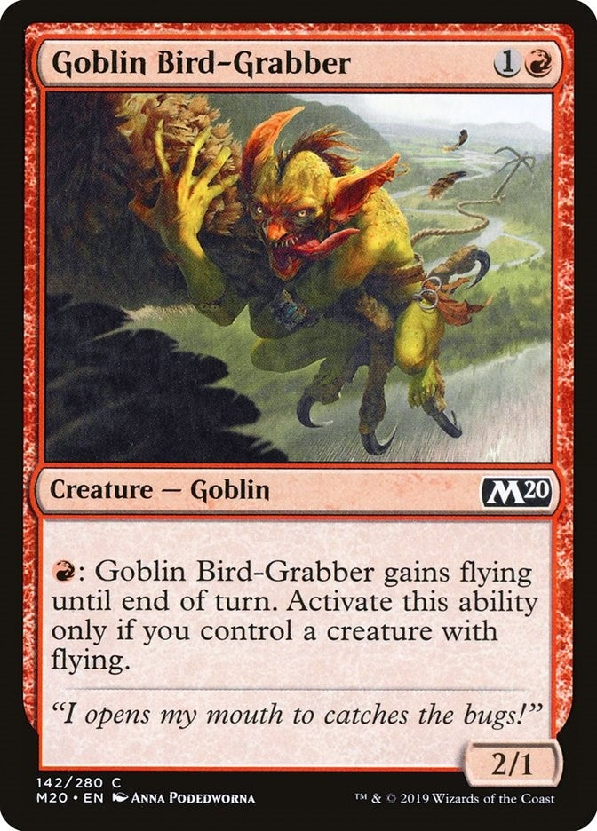 Image for Goblin Bird-Grabber (142) [Core Set 2020] - Magic: The Gathering