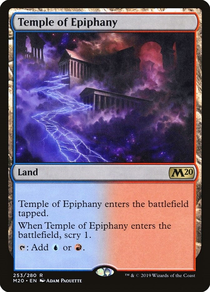 Image for Temple of Epiphany (253) [Core Set 2020] - Magic: The Gathering