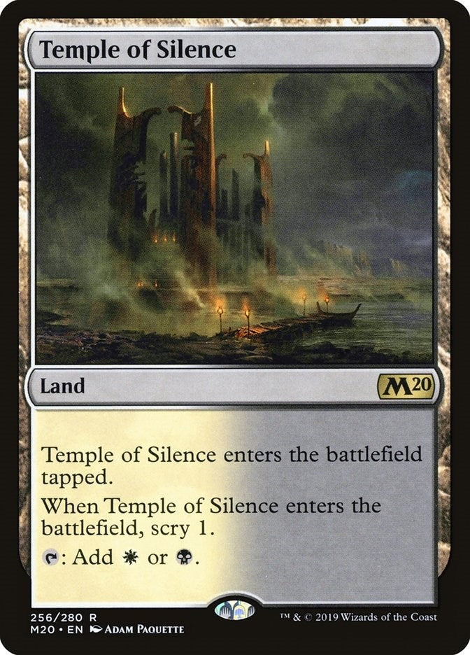 Image for Temple of Silence (256) [Core Set 2020] - Magic: The Gathering