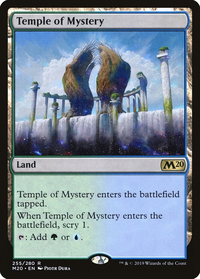 Image for Temple of Mystery (255) [Core Set 2020] - Magic: The Gathering