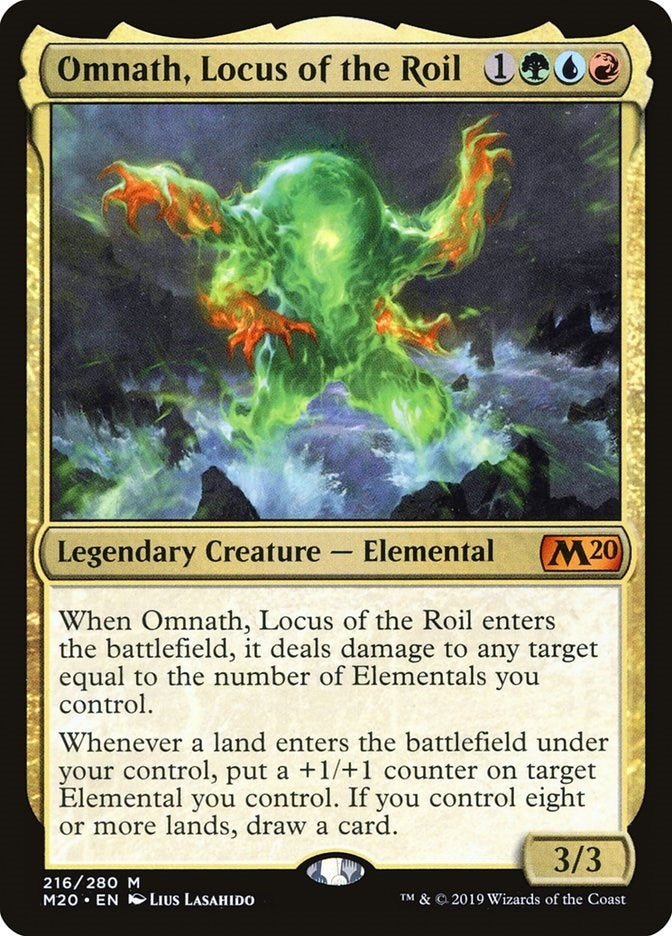 Image for Omnath, Locus of the Roil (216) [Core Set 2020] - Magic: The Gathering