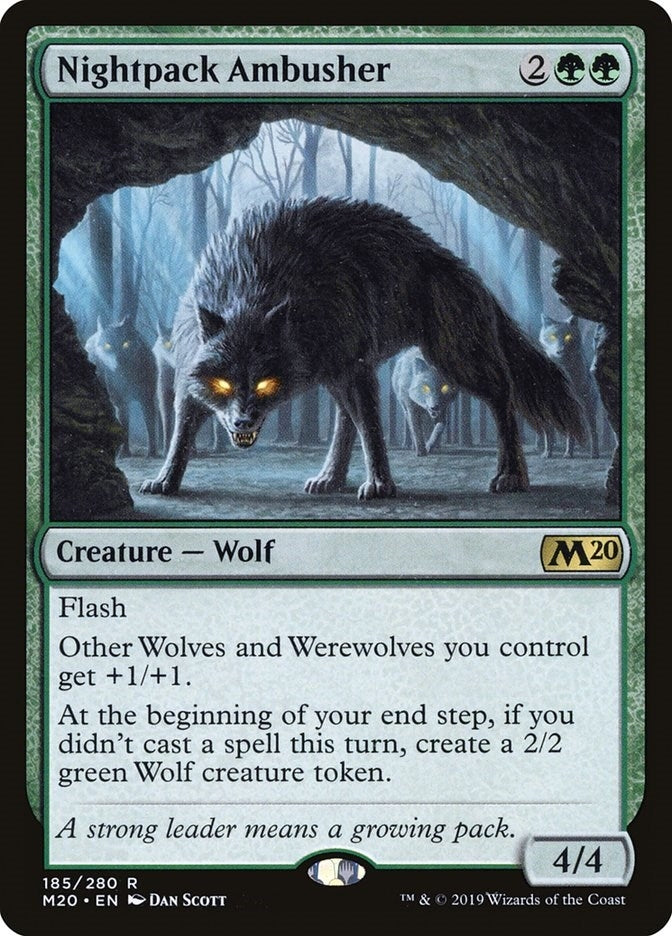Image for Nightpack Ambusher (185) [Core Set 2020] - Magic: The Gathering