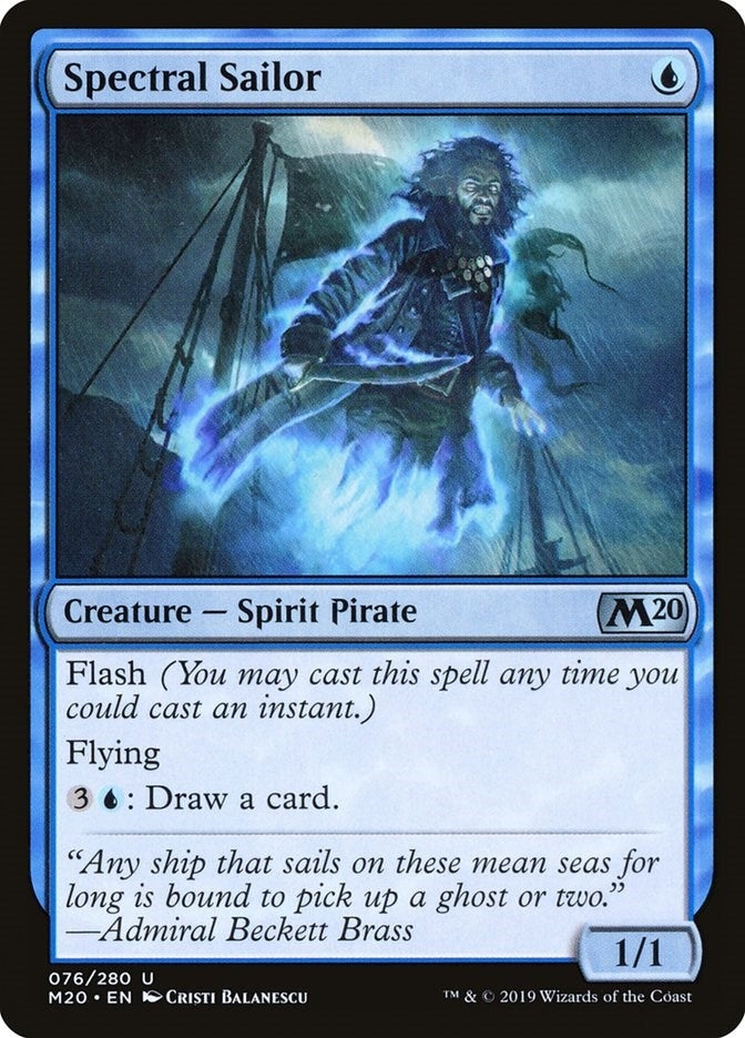Image for Spectral Sailor (76) [Core Set 2020] - Magic: The Gathering
