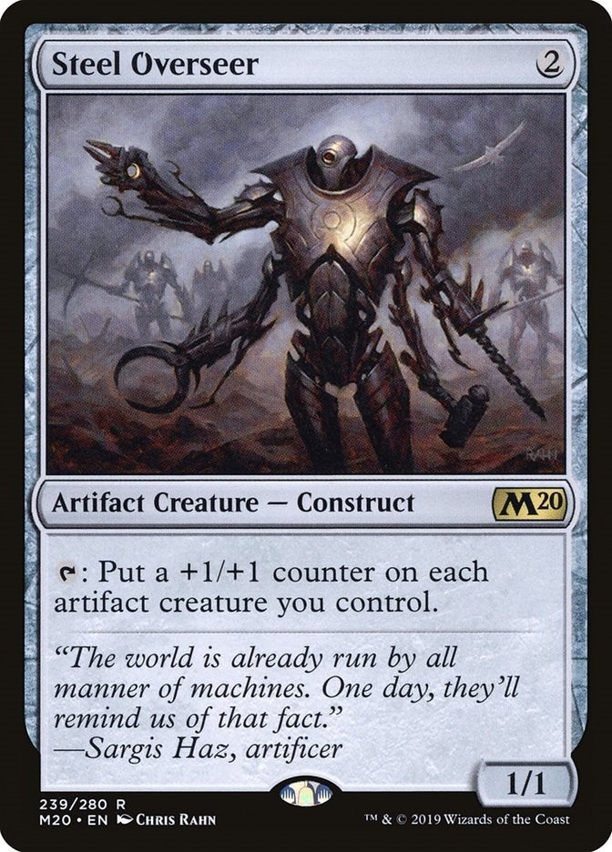 Image for Steel Overseer (239) [Core Set 2020] - Magic: The Gathering