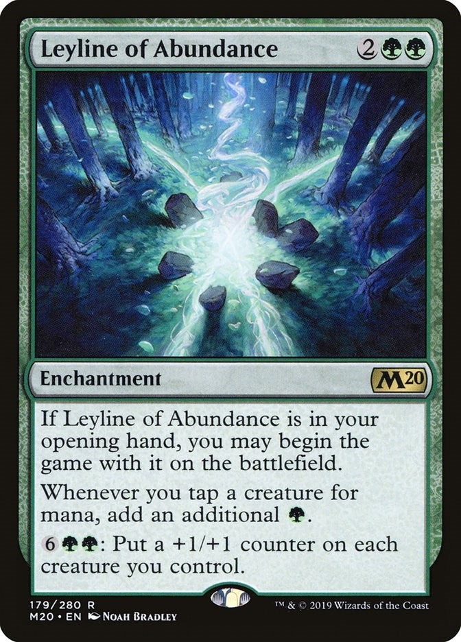 Image for Leyline of Abundance (179) [Core Set 2020] - Magic: The Gathering