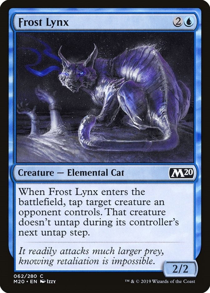 Image for Frost Lynx (62) [Core Set 2020] - Magic: The Gathering
