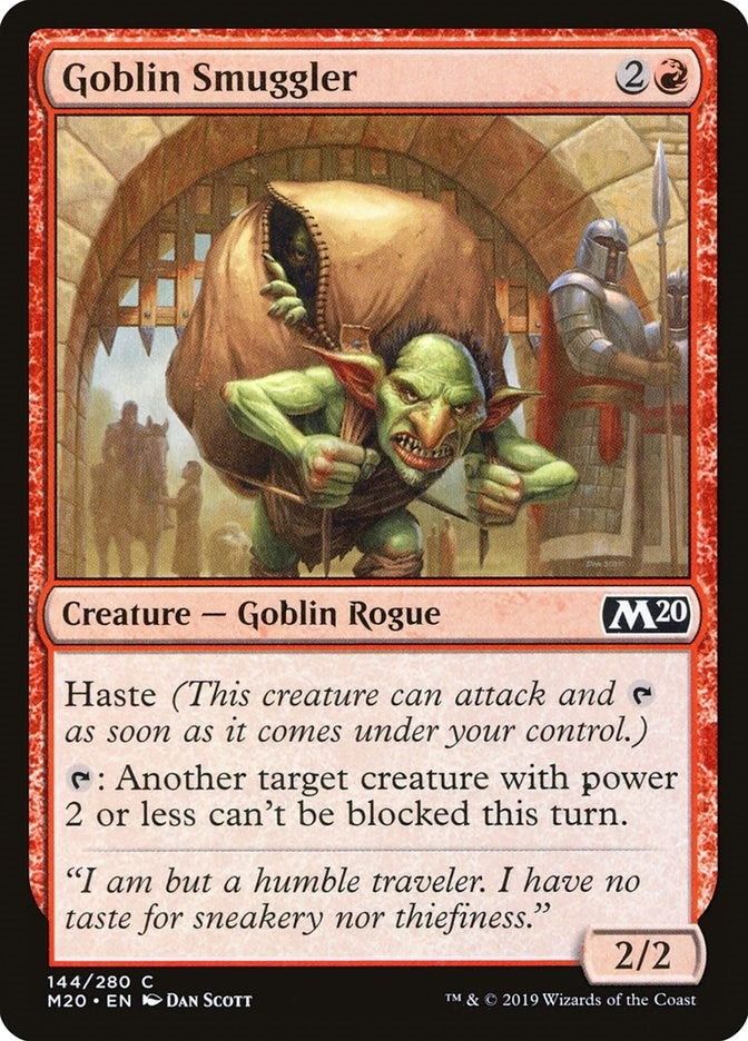 Image for Goblin Smuggler (144) [Core Set 2020] - Magic: The Gathering