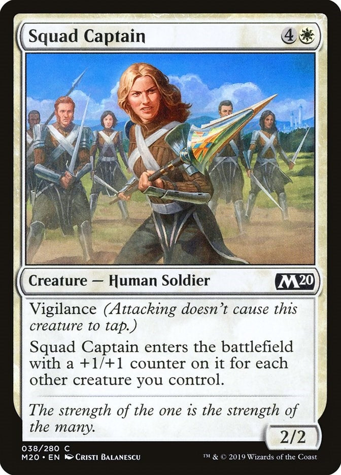 Image for Squad Captain (38) [Core Set 2020] - Magic: The Gathering