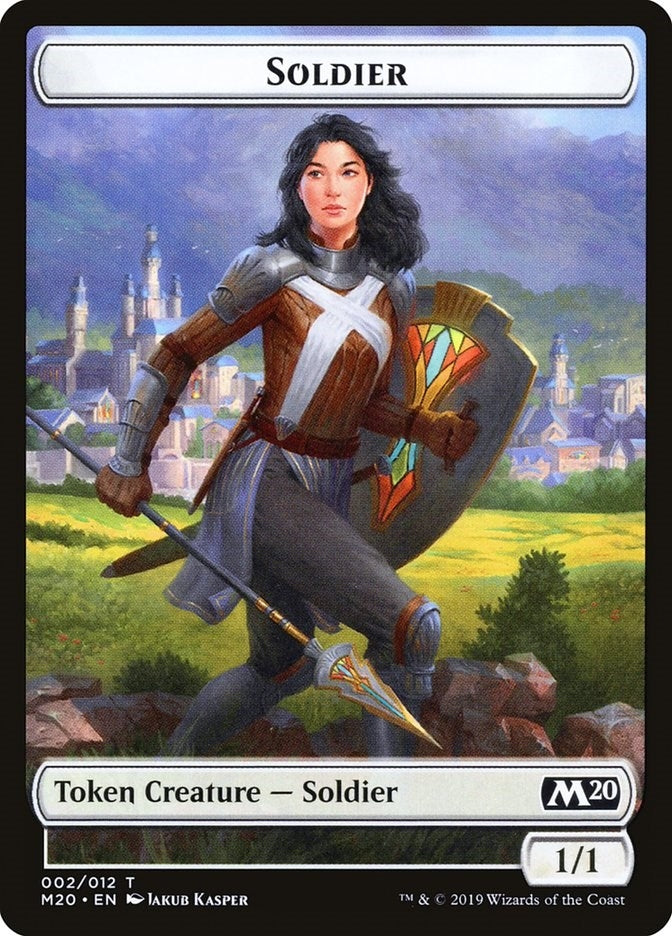 Image for Soldier Token (2) [Core Set 2020] - Magic: The Gathering