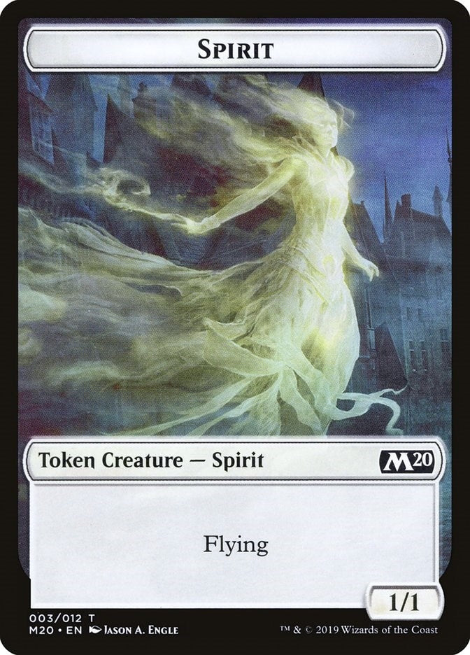 Image for Spirit Token (3) [Core Set 2020] - Magic: The Gathering