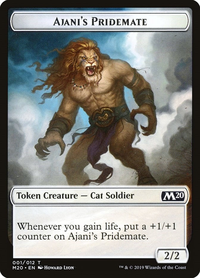 Image for Ajani's Pridemate Token (1) [Core Set 2020] - Magic: The Gathering
