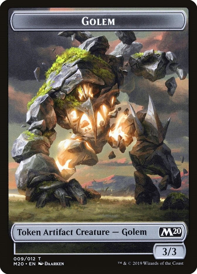 Image for Golem Token (9) [Core Set 2020] - Magic: The Gathering