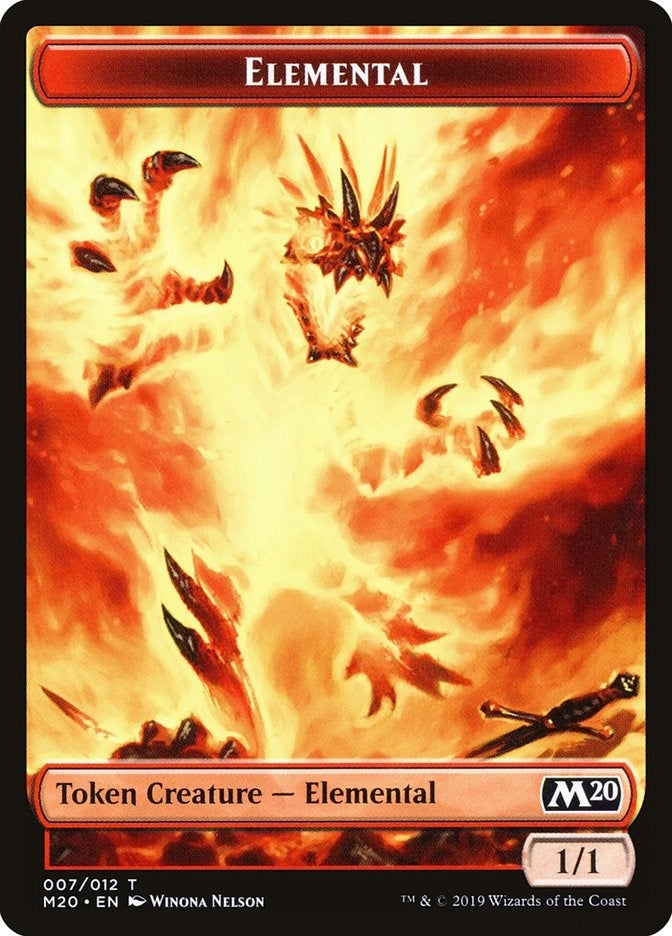 Image for Elemental Token (7) [Core Set 2020] - Magic: The Gathering
