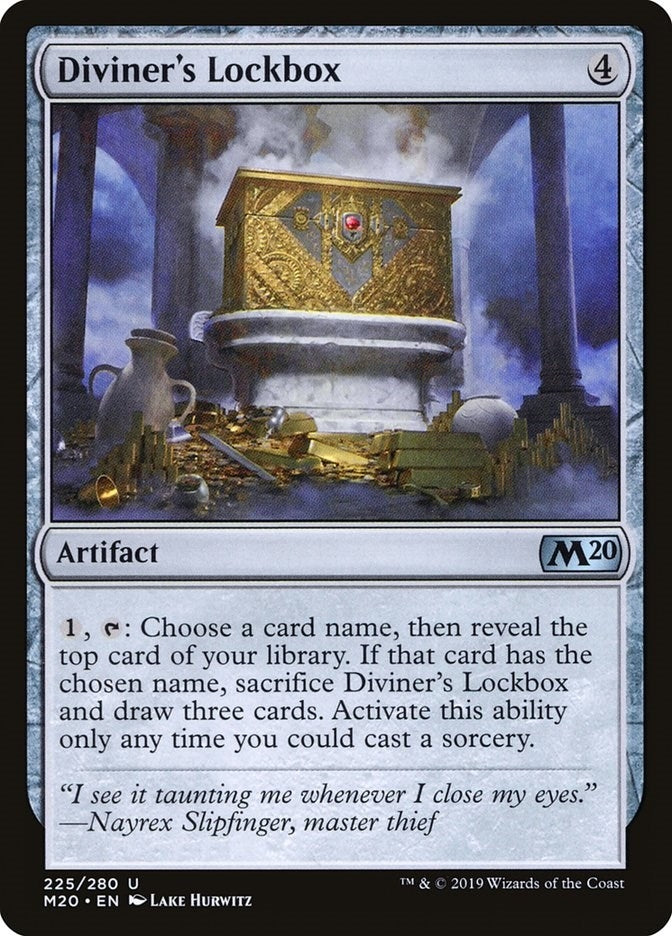 Image for Diviner's Lockbox (225) [Core Set 2020] - Magic: The Gathering