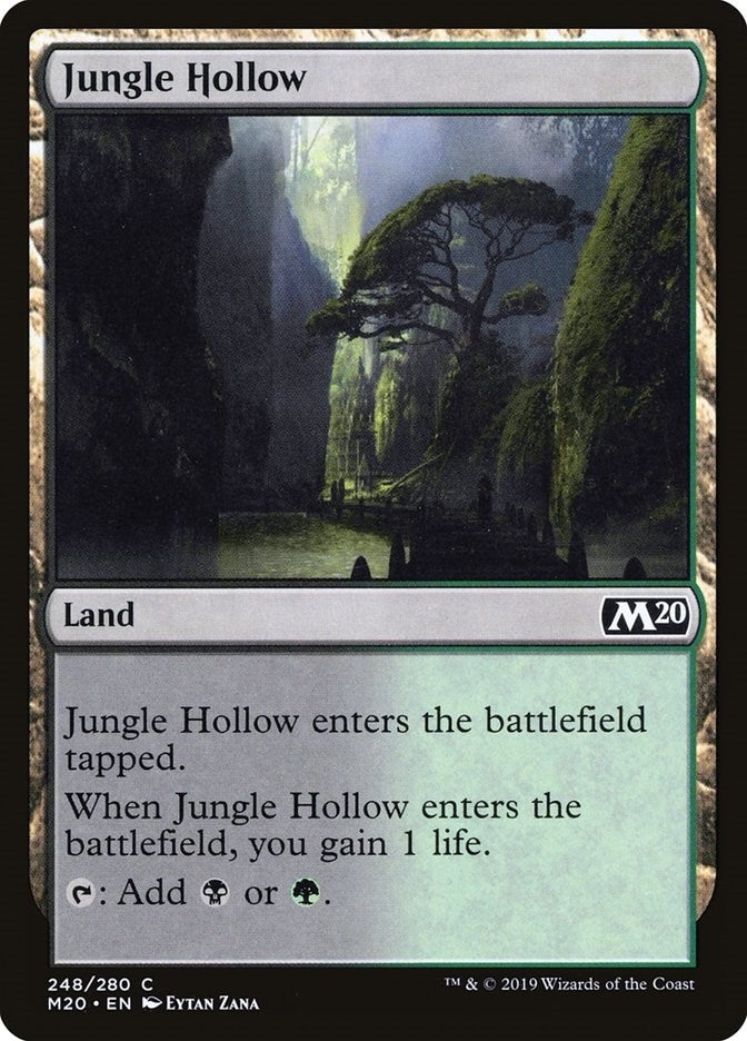 Image for Jungle Hollow (248) [Core Set 2020] - Magic: The Gathering