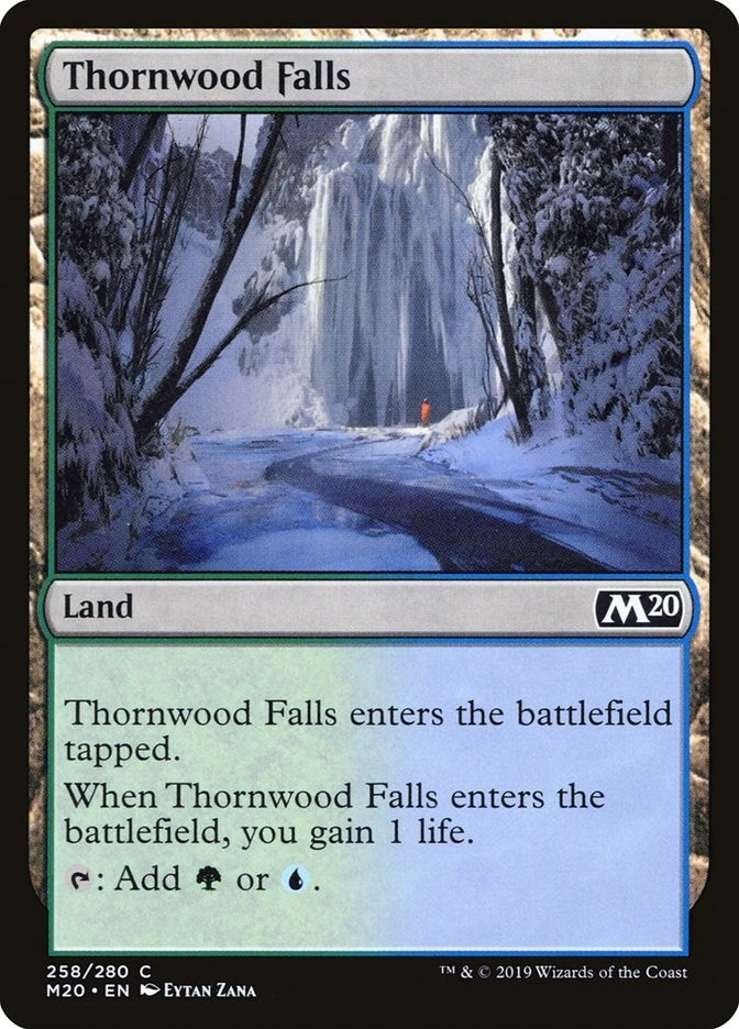 Image for Thornwood Falls (258) [Core Set 2020] - Magic: The Gathering