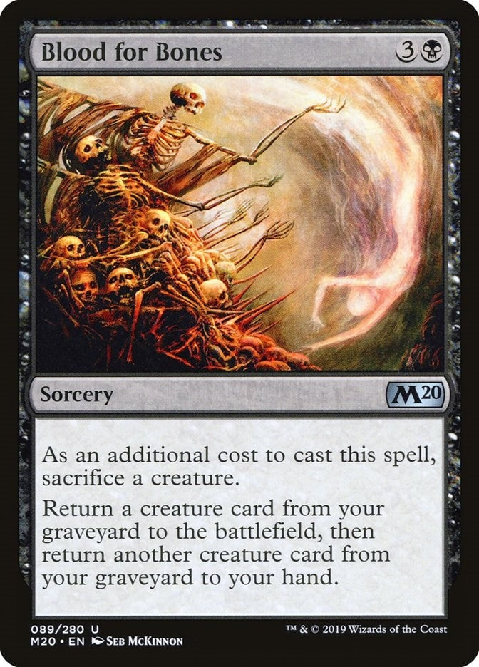 Image for Blood for Bones (89) [Core Set 2020] - Magic: The Gathering