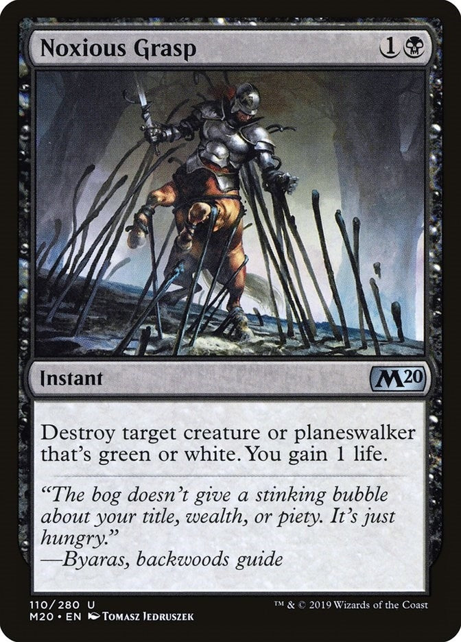 Image for Noxious Grasp (110) [Core Set 2020] - Magic: The Gathering