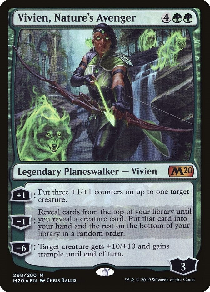 Image for Vivien, Nature's Avenger (298) [Core Set 2020] - Magic: The Gathering